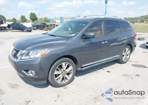 2014 Nissan Pathfinder Platinum z USA, uszkodzony, nr VIN 5N1AR2MM4EC600105
